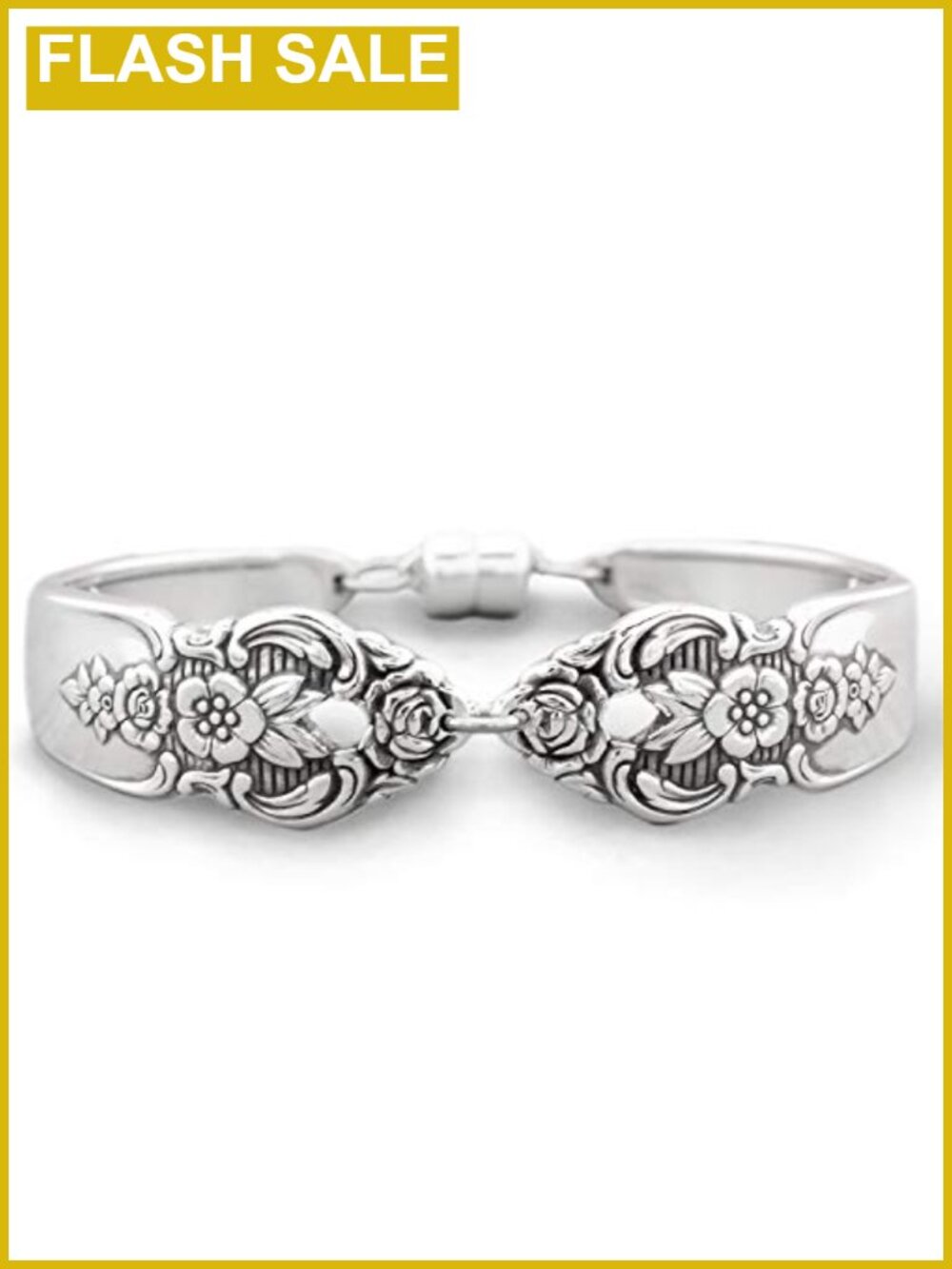 Antique Silverware Spoon Bracelet Women Vintage Bangle